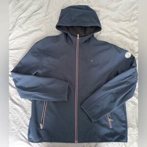 Tommy Hilfiger Dark Blue Hooded Windbreaker